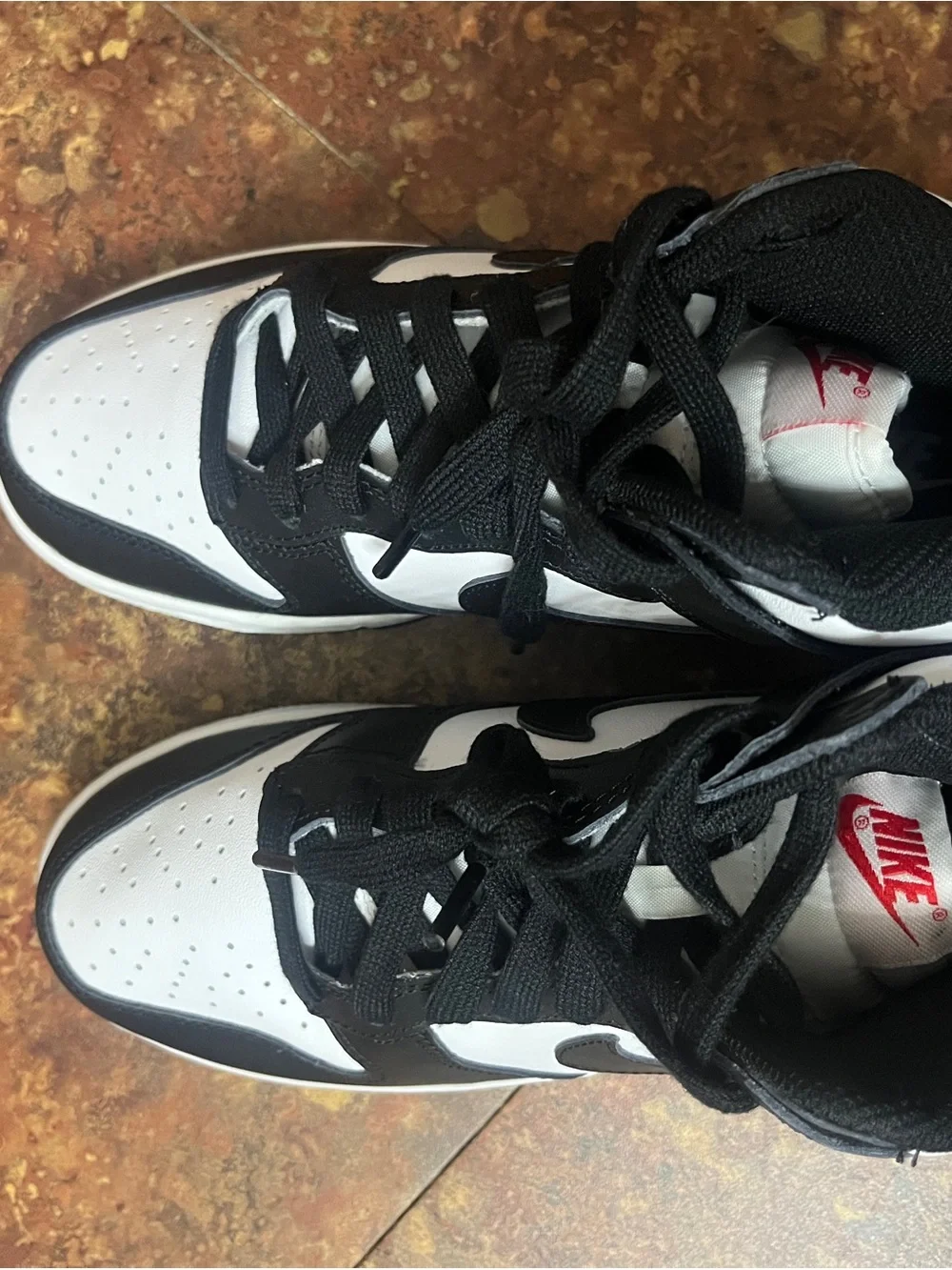 Nike Panda Dunks High-Top Sneakers